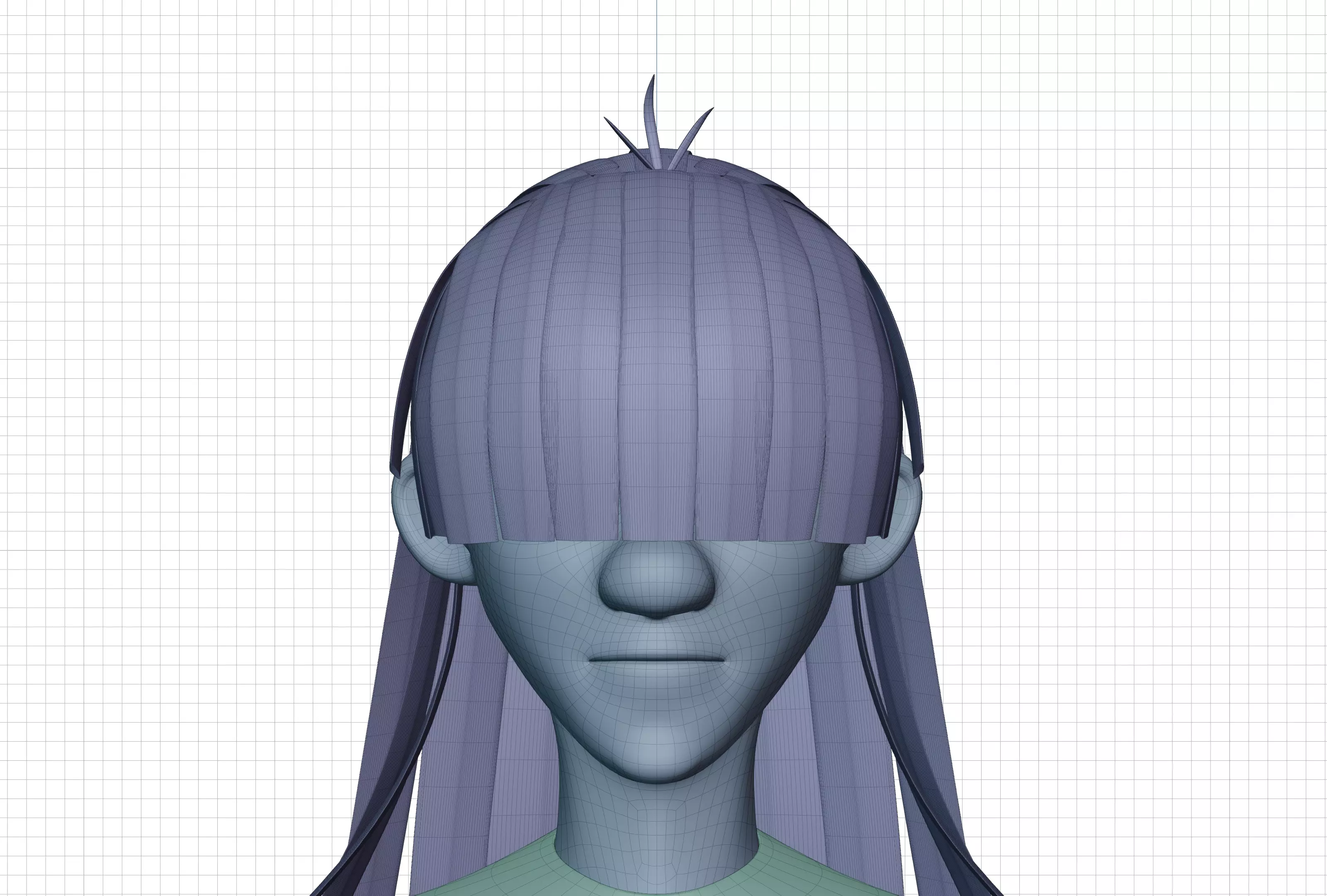 Habi Egyptian Pharaonic Cartoon Characters Low-poly 3D model_14