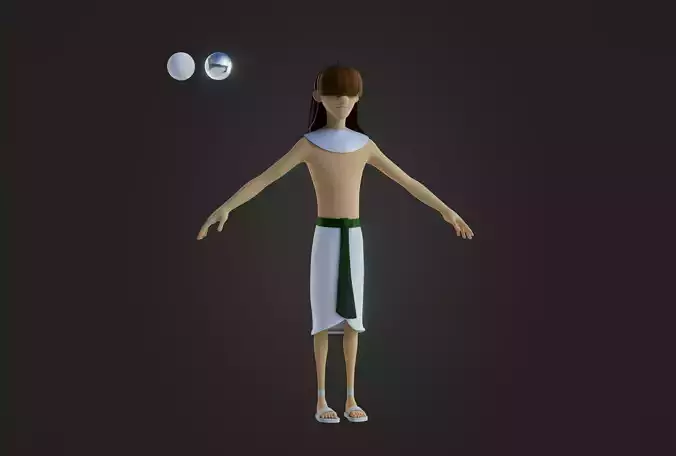 Habi Egyptian Pharaonic Cartoon Characters