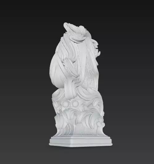 Artistic Horse Statue Elegant Decorative Desktop Sculpture 3D print model_8