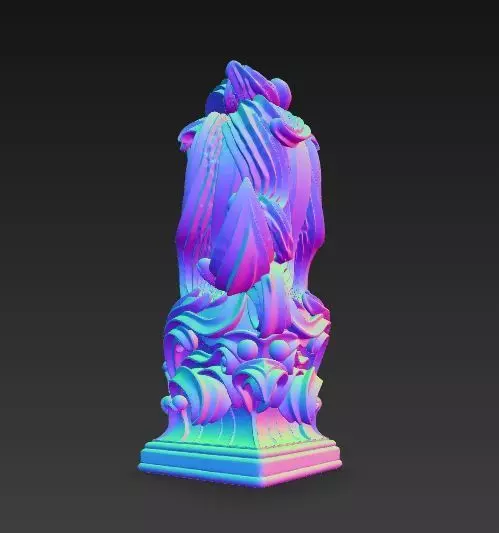 Artistic Horse Statue Elegant Decorative Desktop Sculpture 3D print model_19