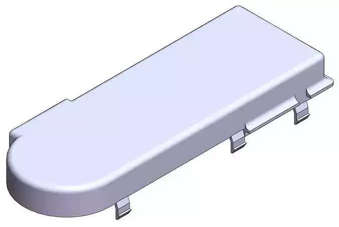 pokrov plastic container Free 3D model
