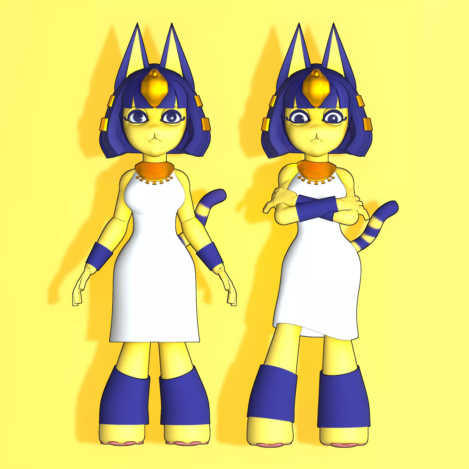 Animal Crossing Ankha Free 3D model