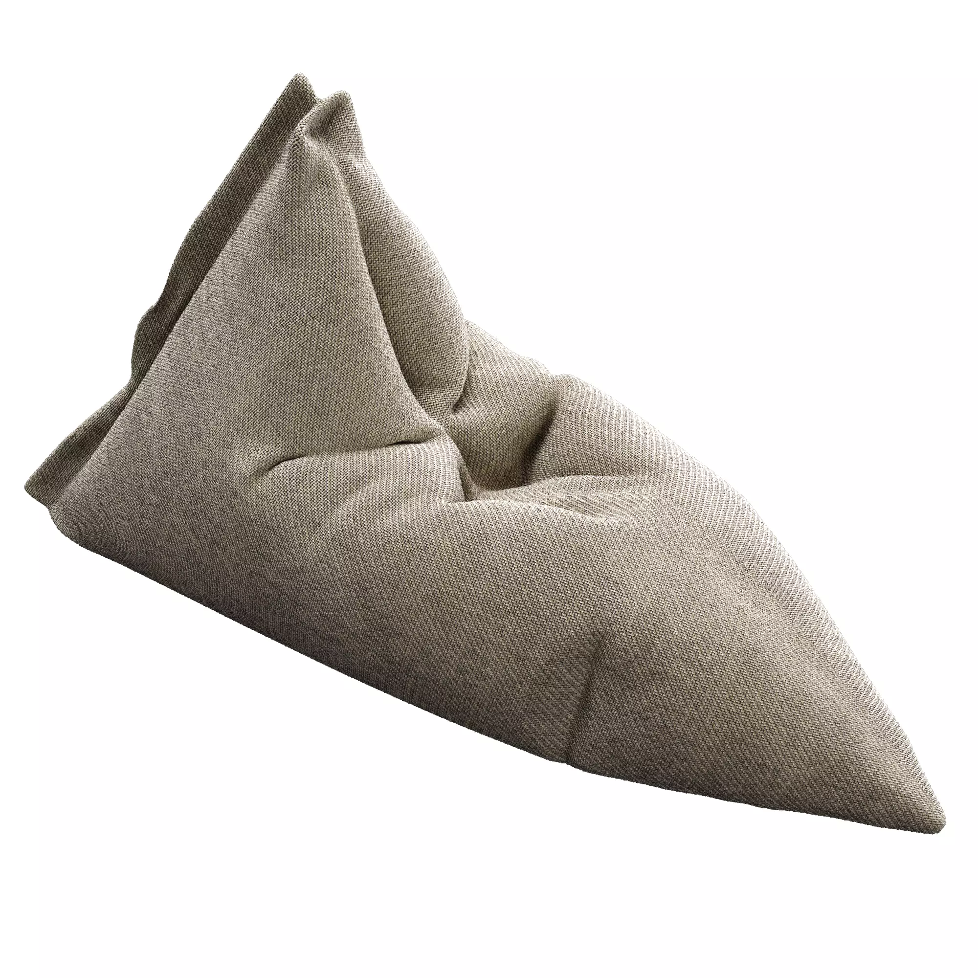 Bean Bag Low-poly 3D model_40