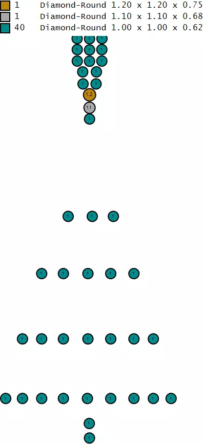 Christmas tree pendant 3D printable model   3D print model_6