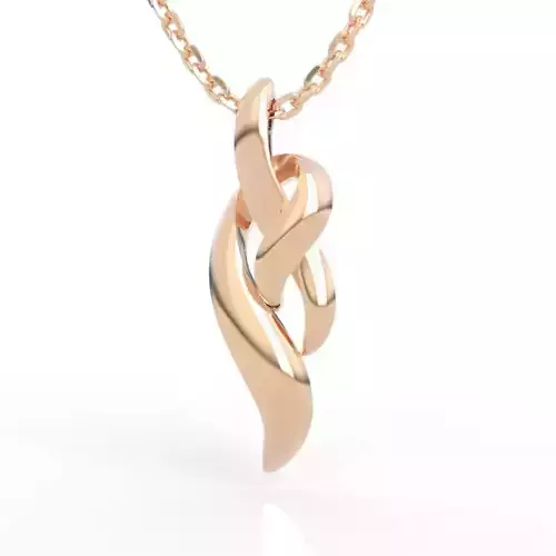 Flame Spiral Pendant 