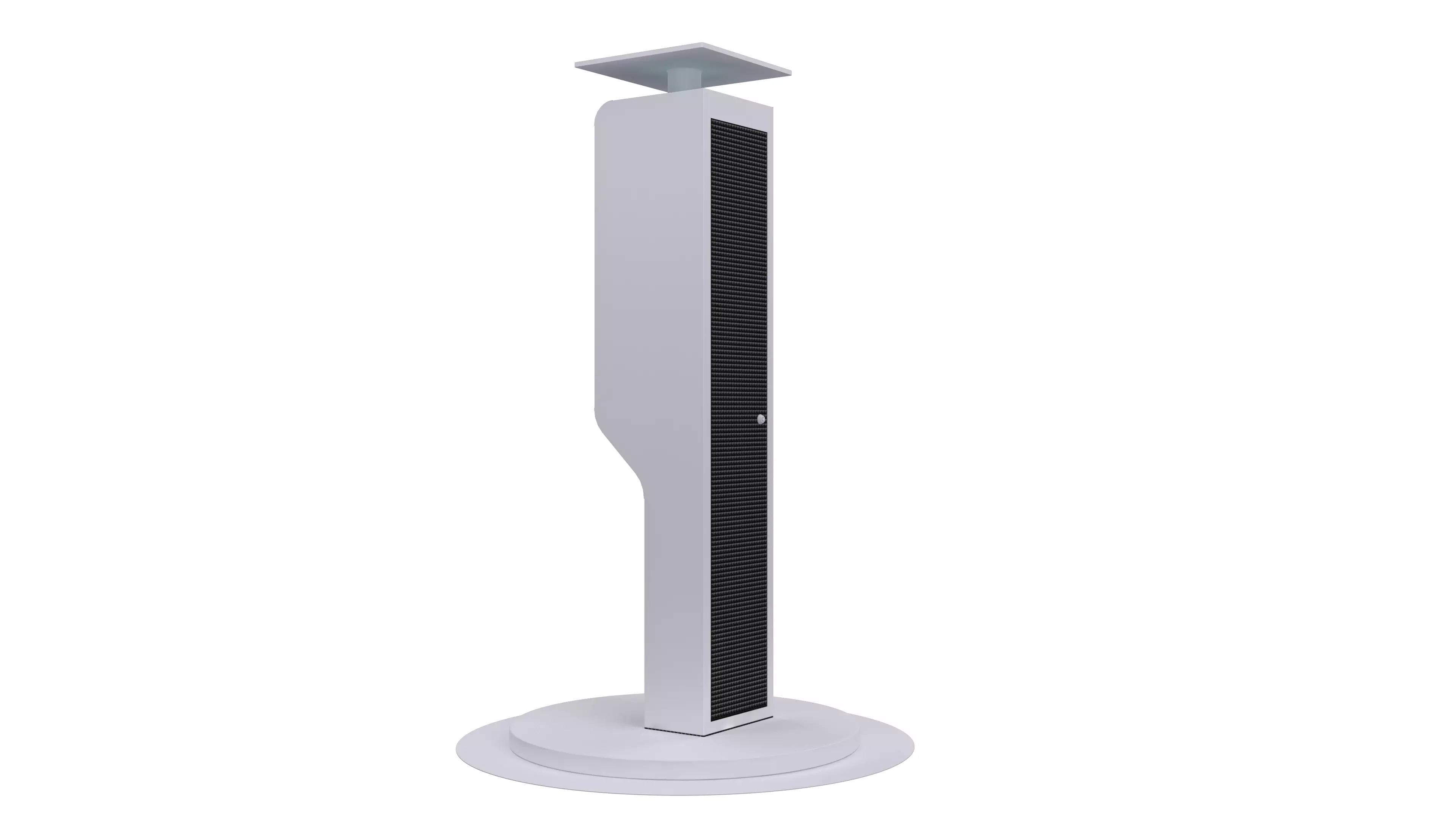 PARKING TERMINAL Low-poly 3D model_2