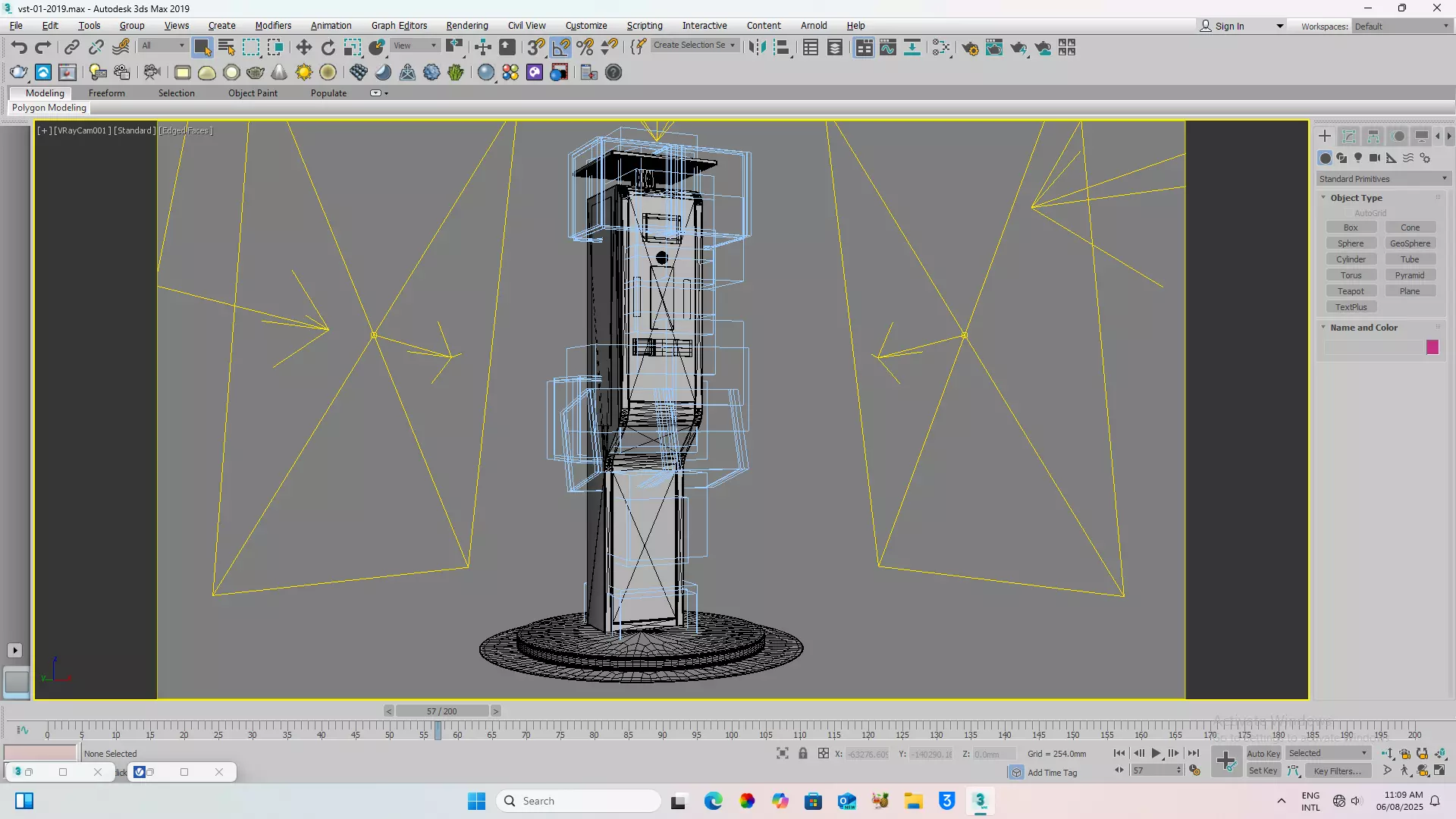 PARKING TERMINAL Low-poly 3D model_6