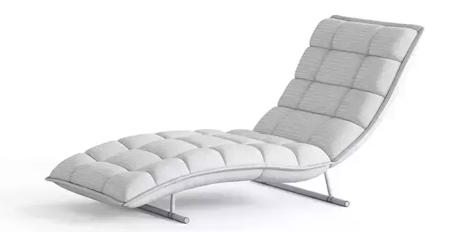 Roche Bobois arioso lounge chair 3D model 7