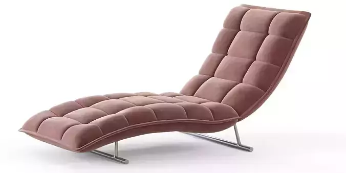 Roche Bobois arioso lounge chair 3D model 2