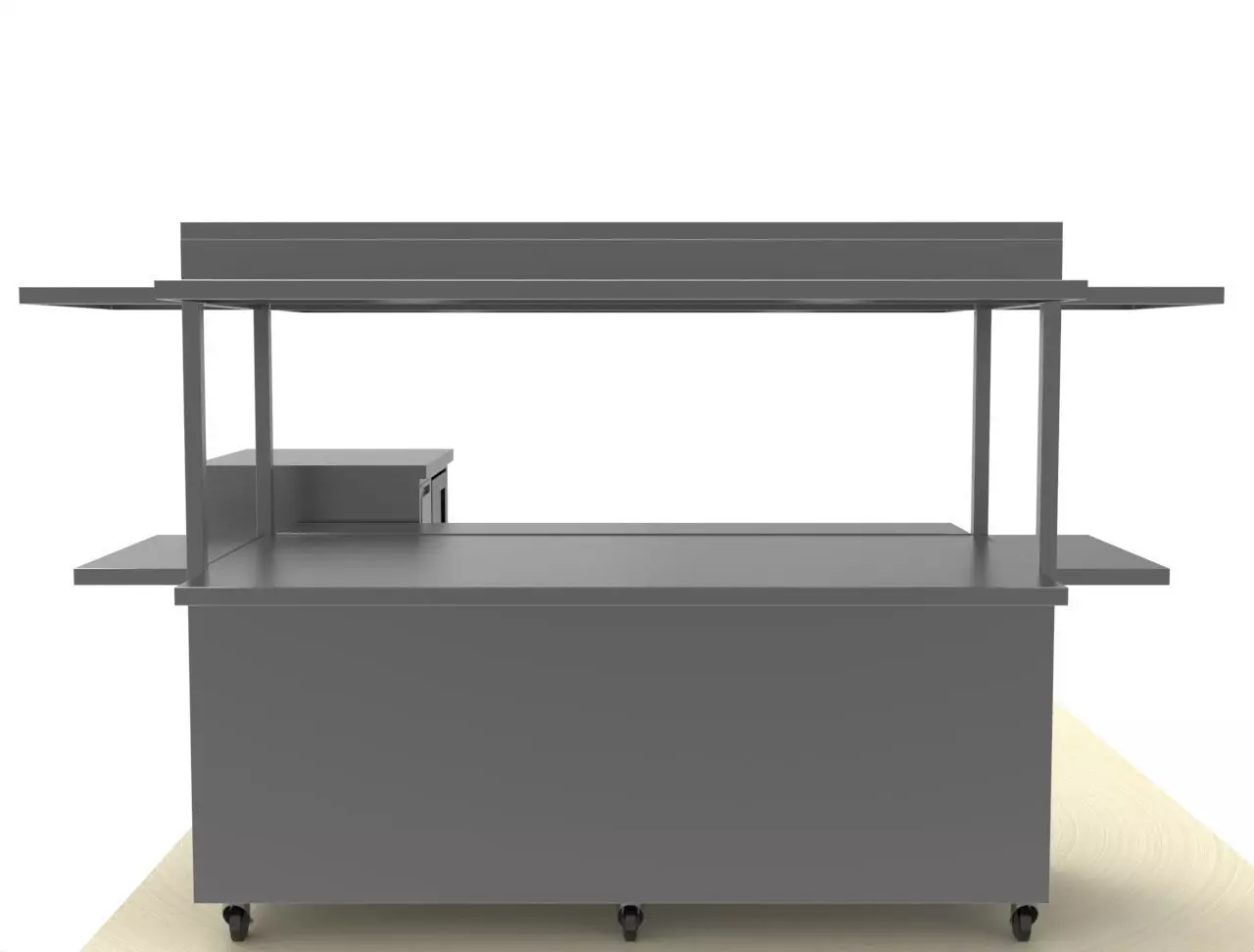 BASE CABINET  3D model_4