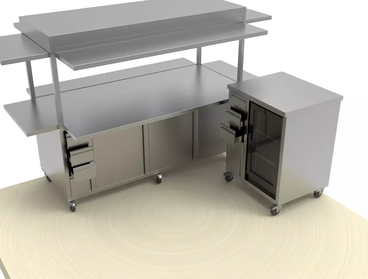 BASE CABINET  3D model_2