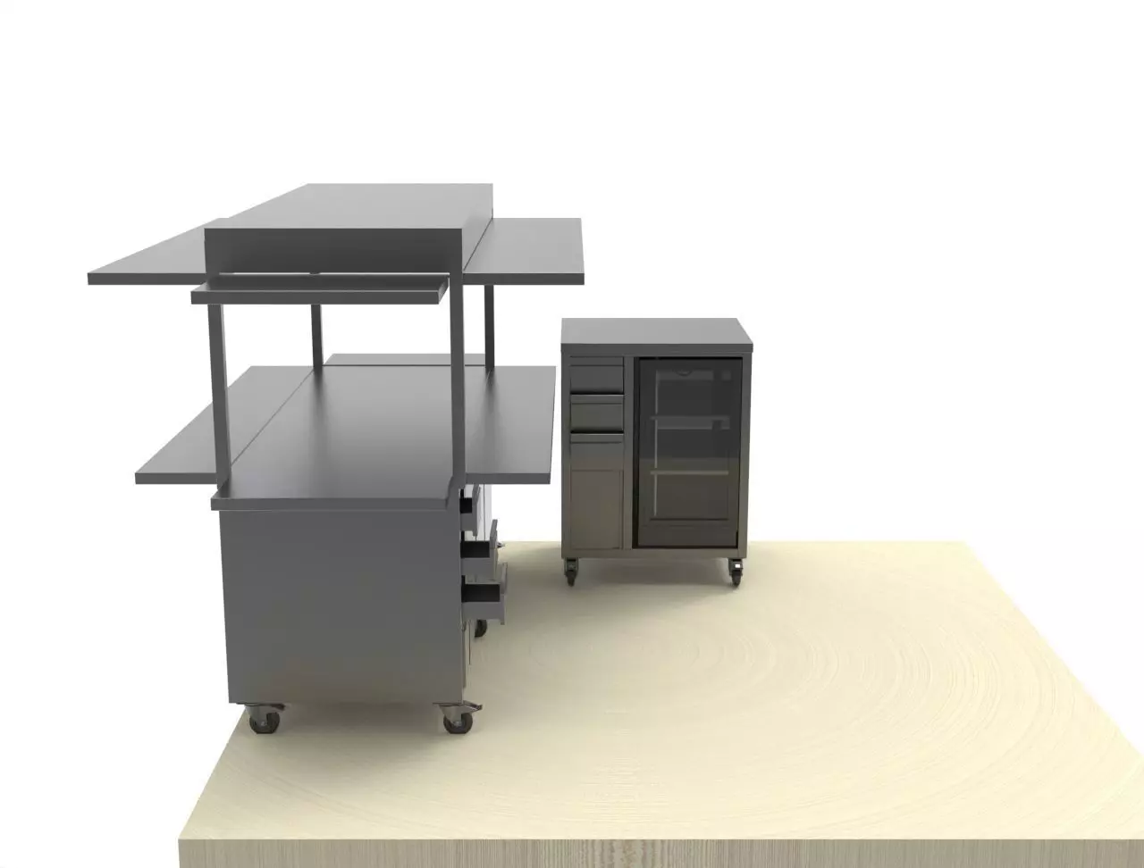 BASE CABINET  3D model_16