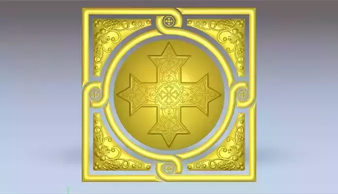 DOOR PANEL FREE 3D MODEL FROM RUSSIAN CHURCH Free 3D model