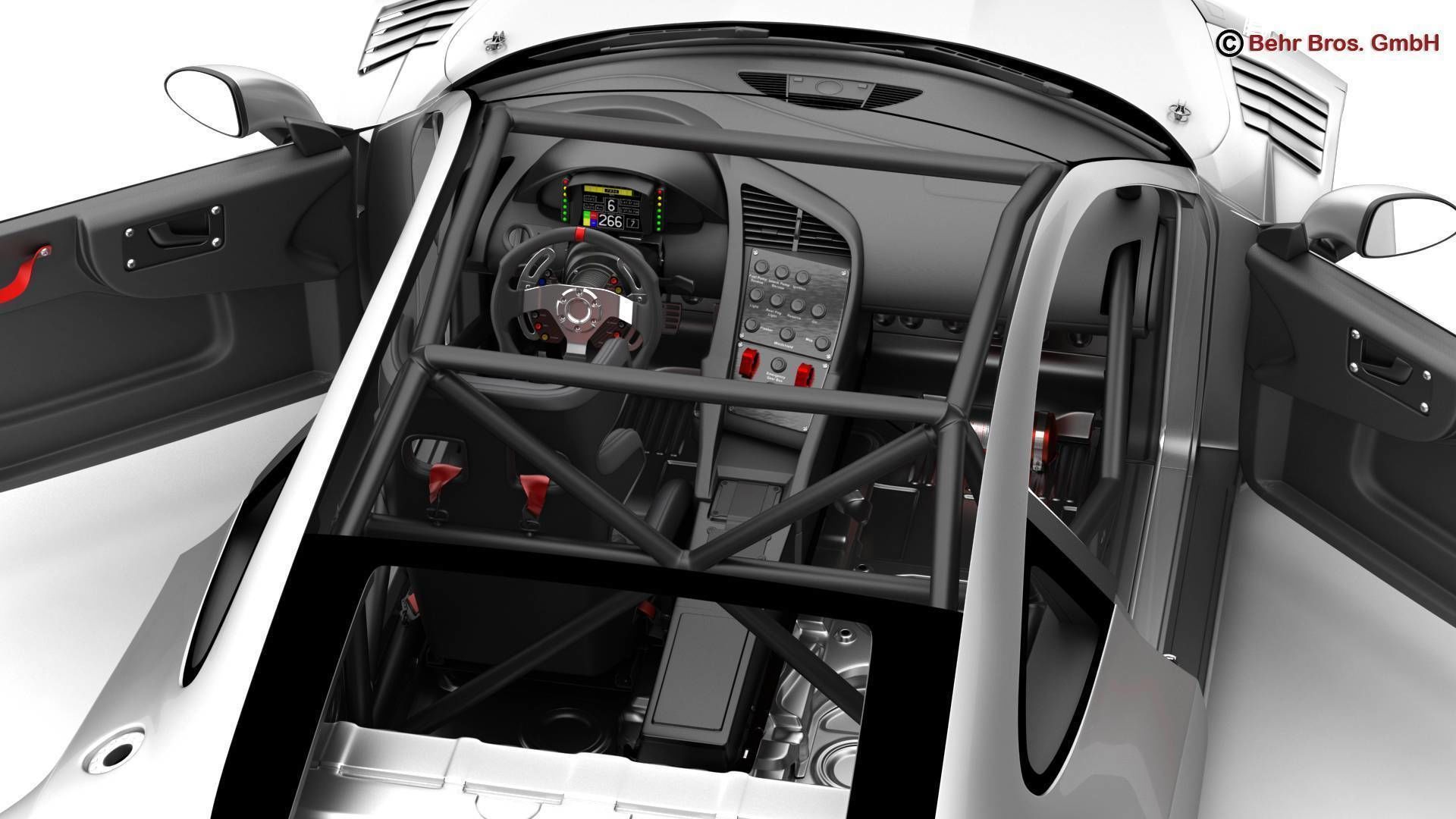 Generic Sports Car GT3 3D model_12