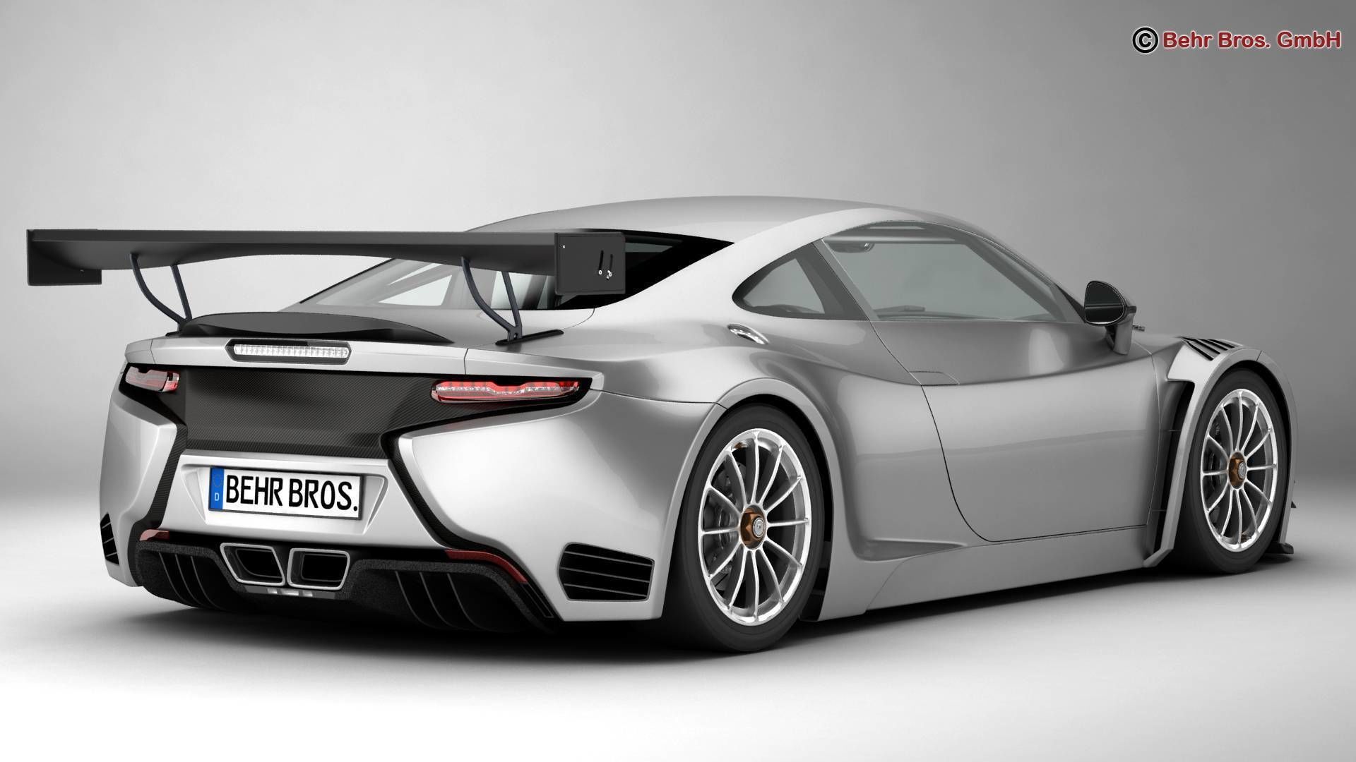 Generic Sports Car GT3 3D model_3