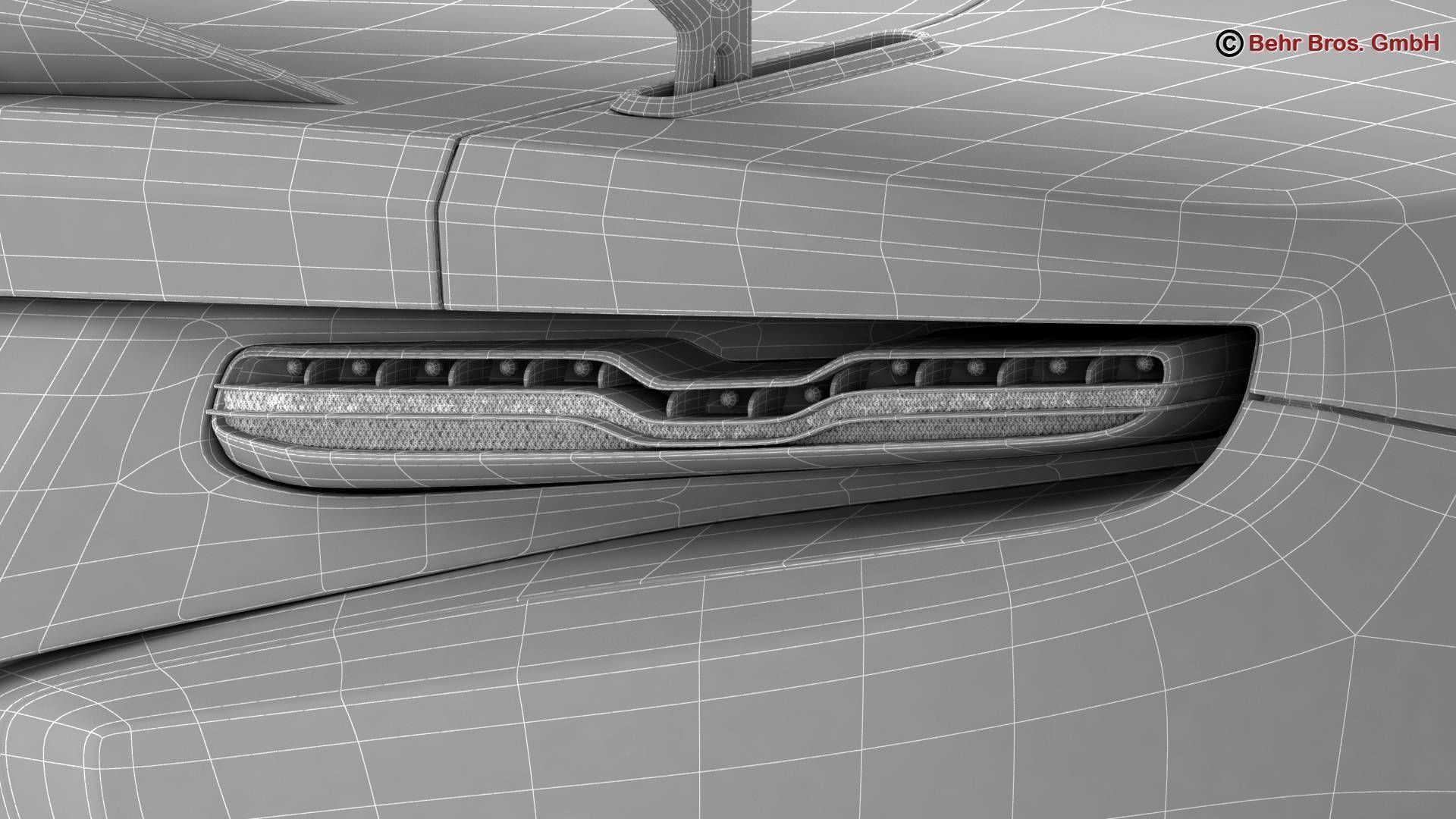 Generic Sports Car GT3 3D model_25