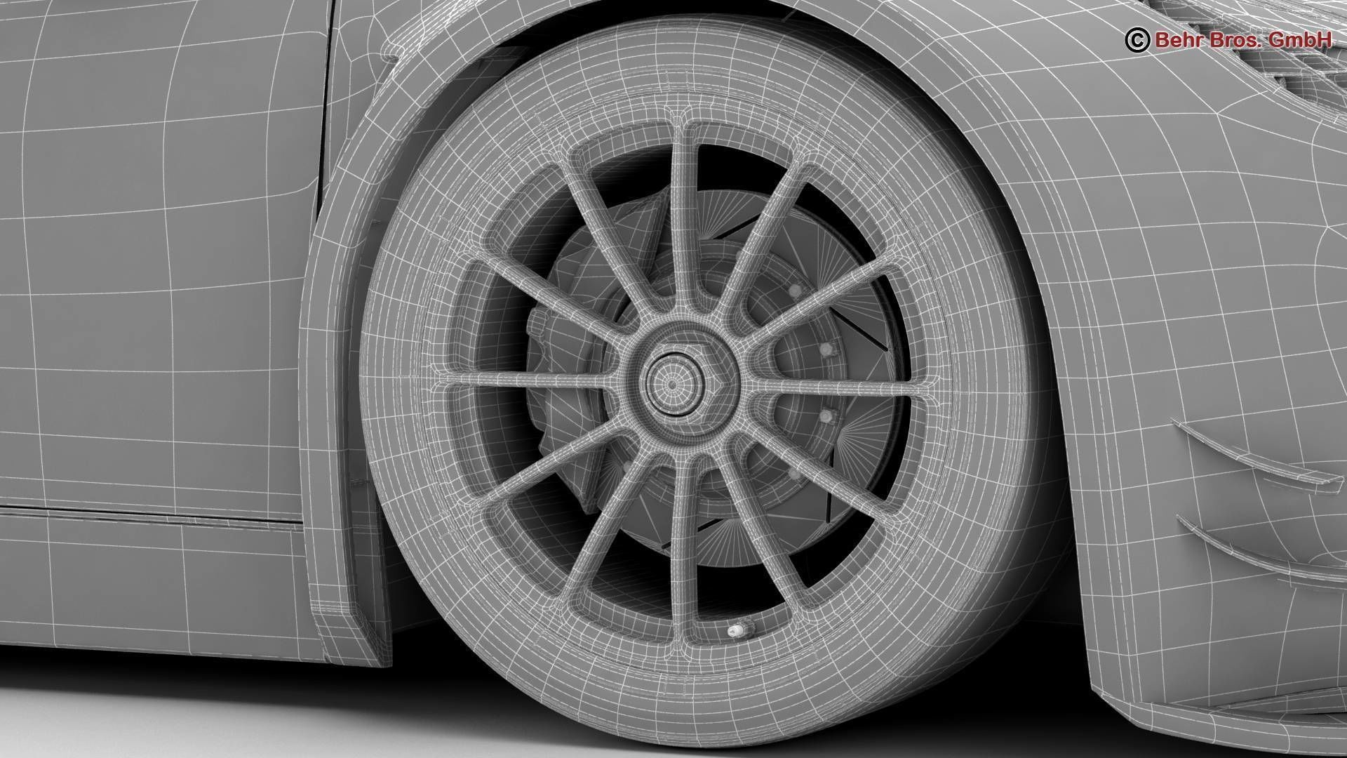 Generic Sports Car GT3 3D model_23