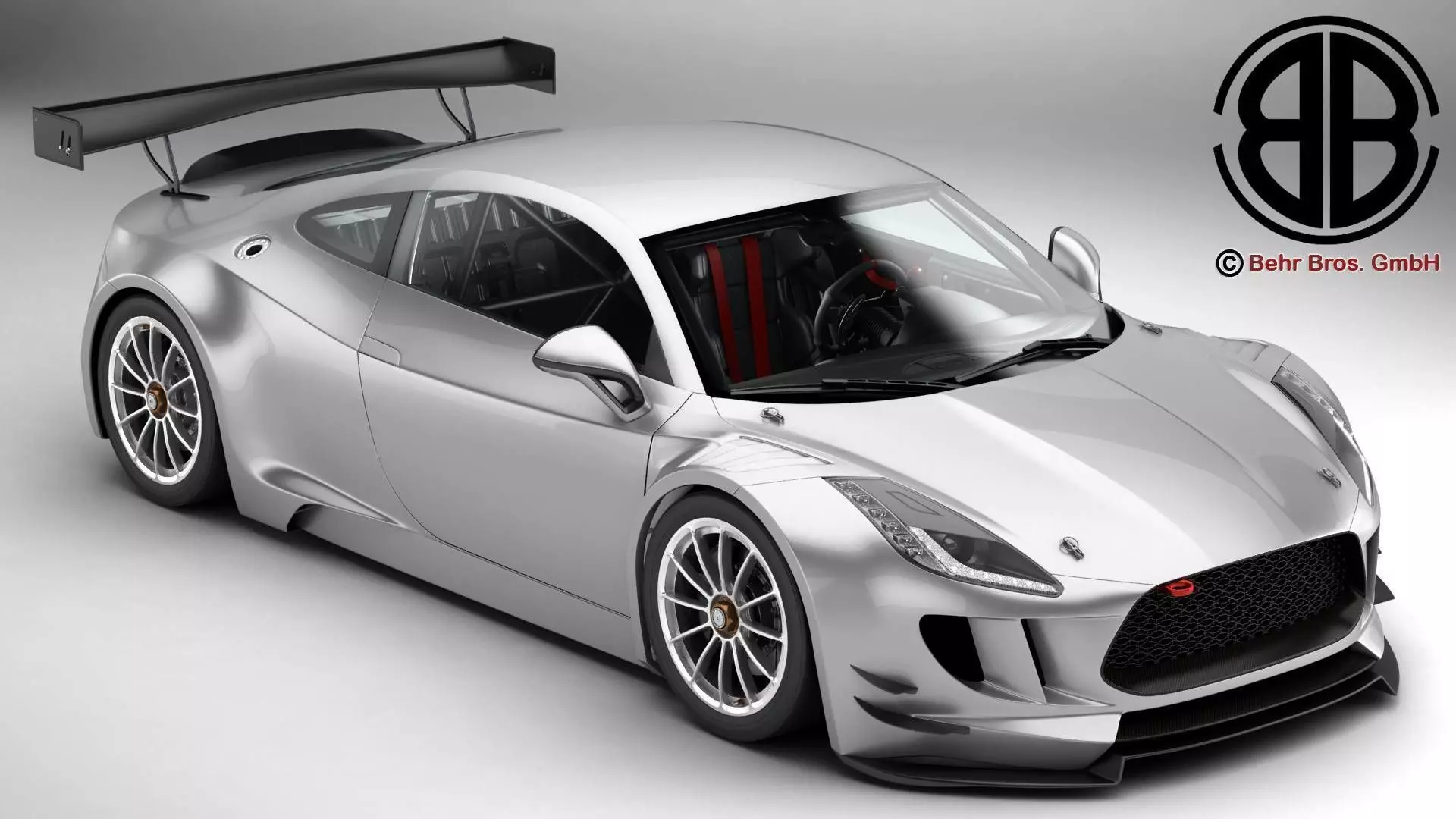 Generic Sports Car GT3 3D model_0