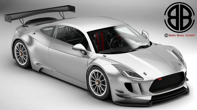 Generic Sports Car GT3 3D model