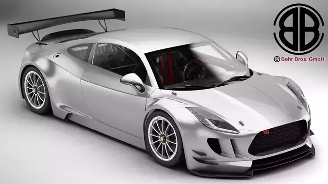Generic Sports Car GT3 3D model