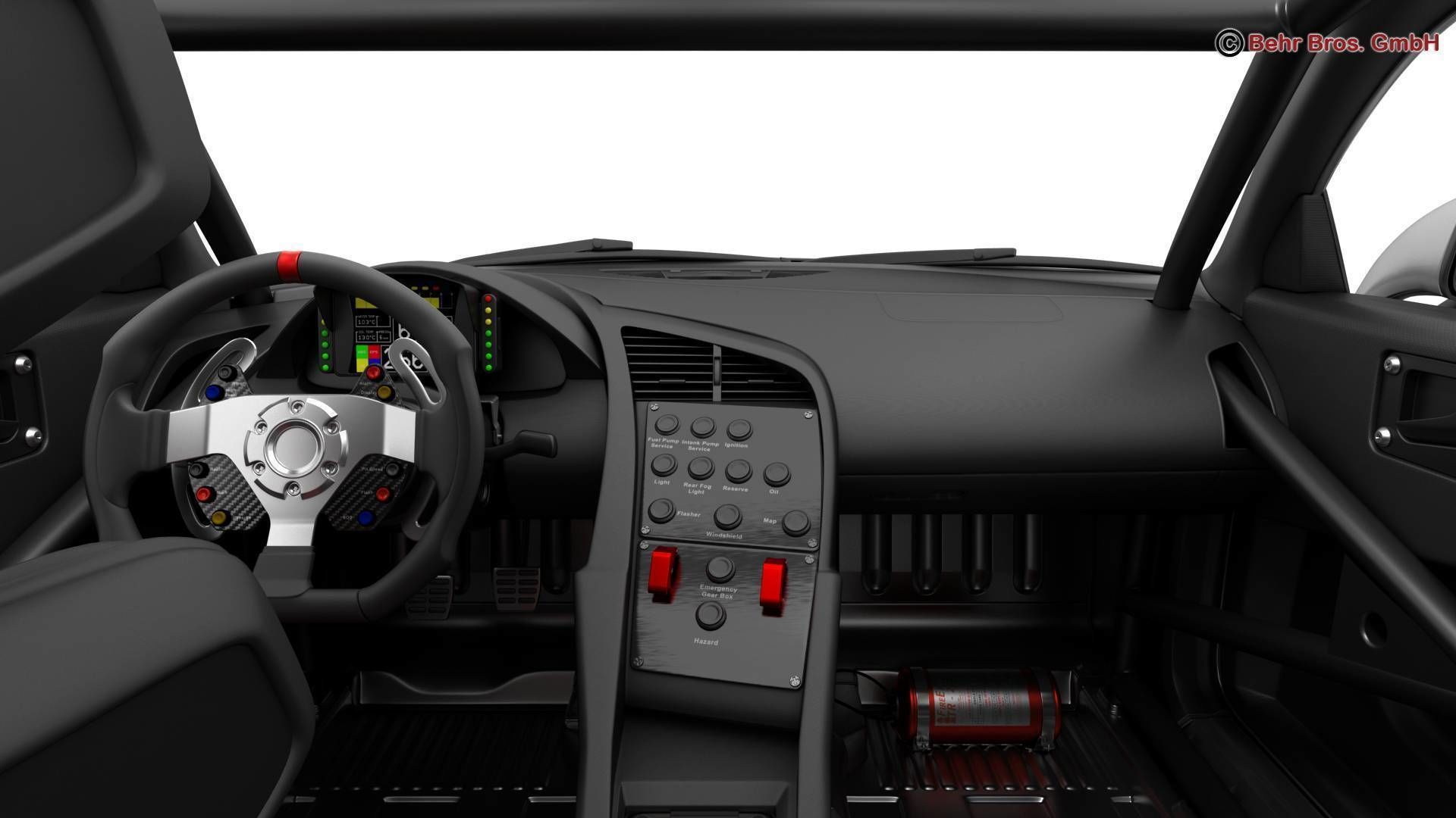 Generic Sports Car GT3 3D model_13