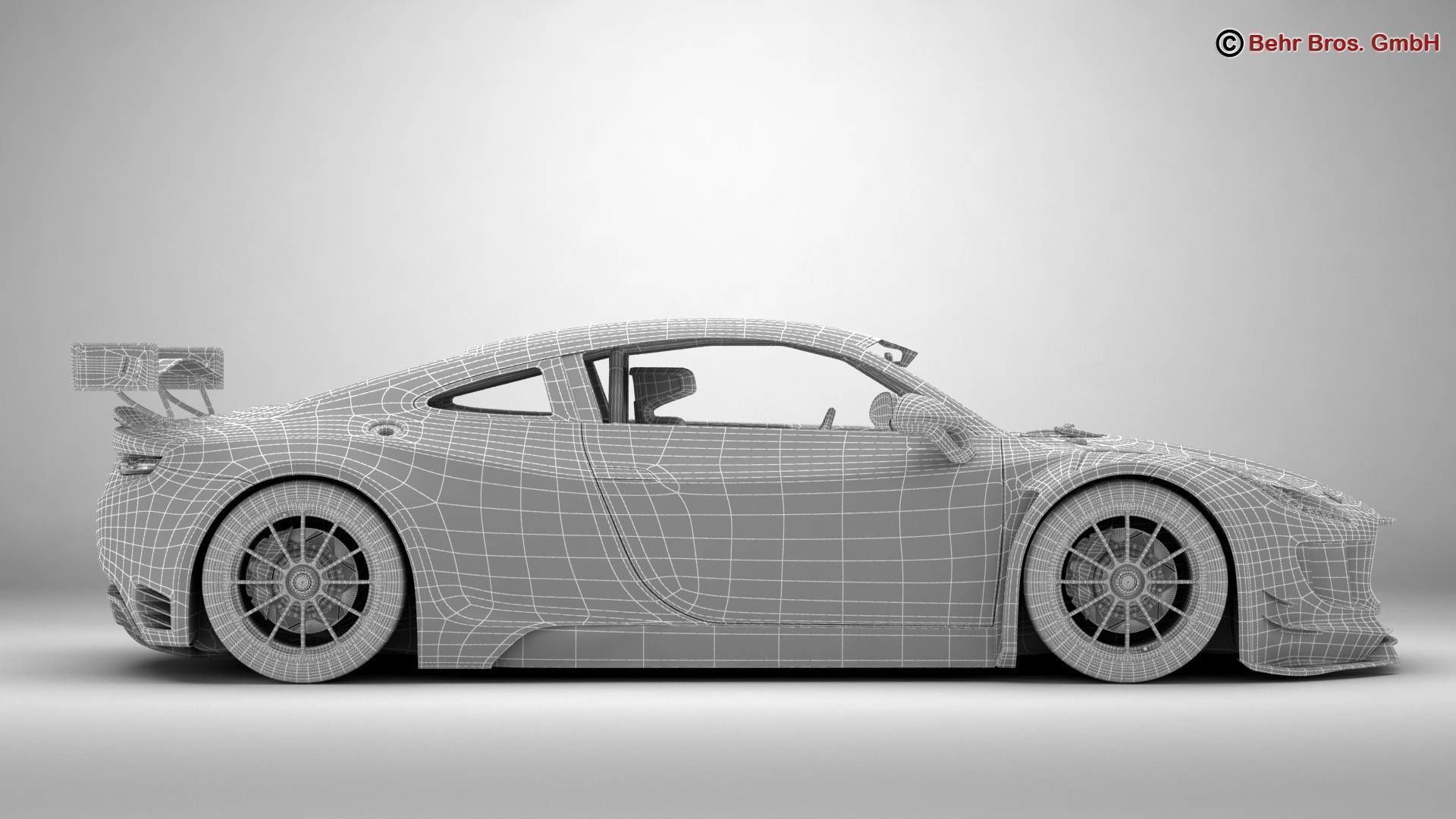 Generic Sports Car GT3 3D model_20