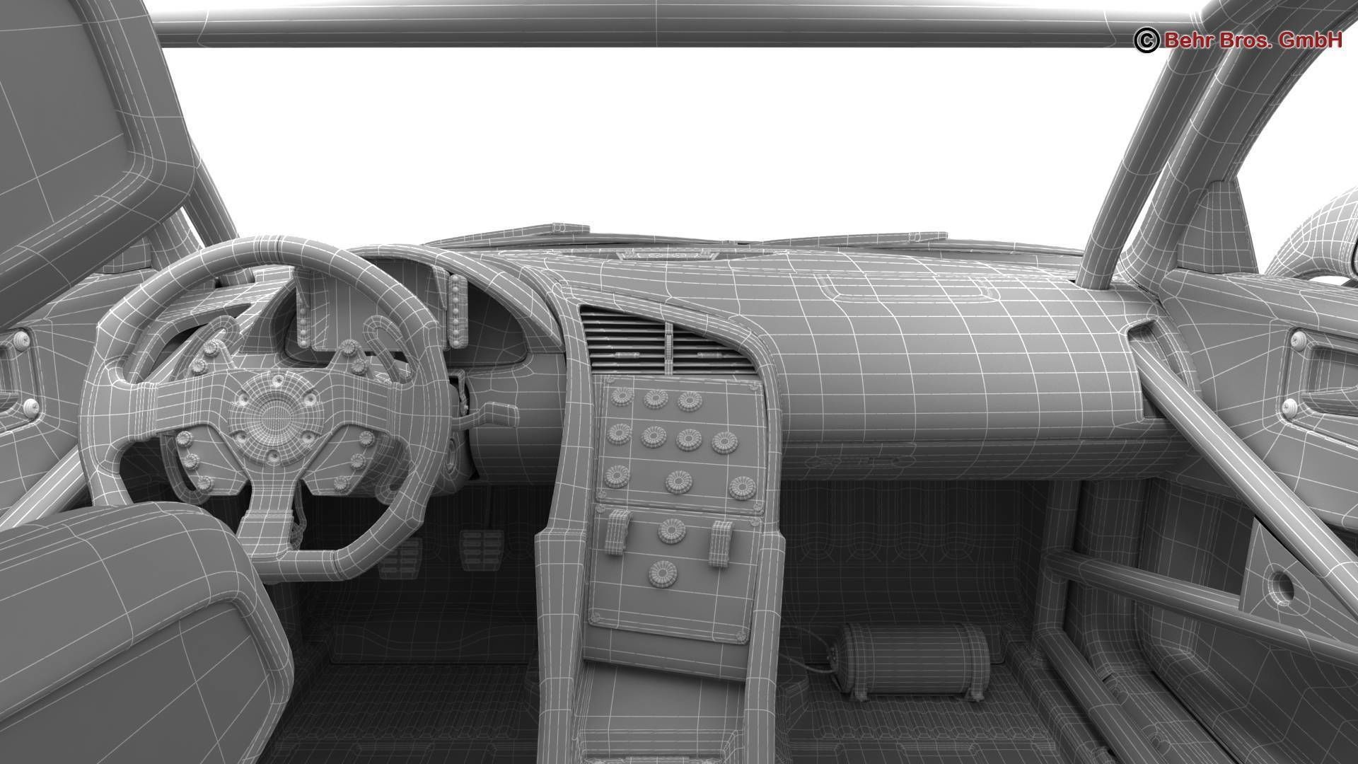 Generic Sports Car GT3 3D model_28