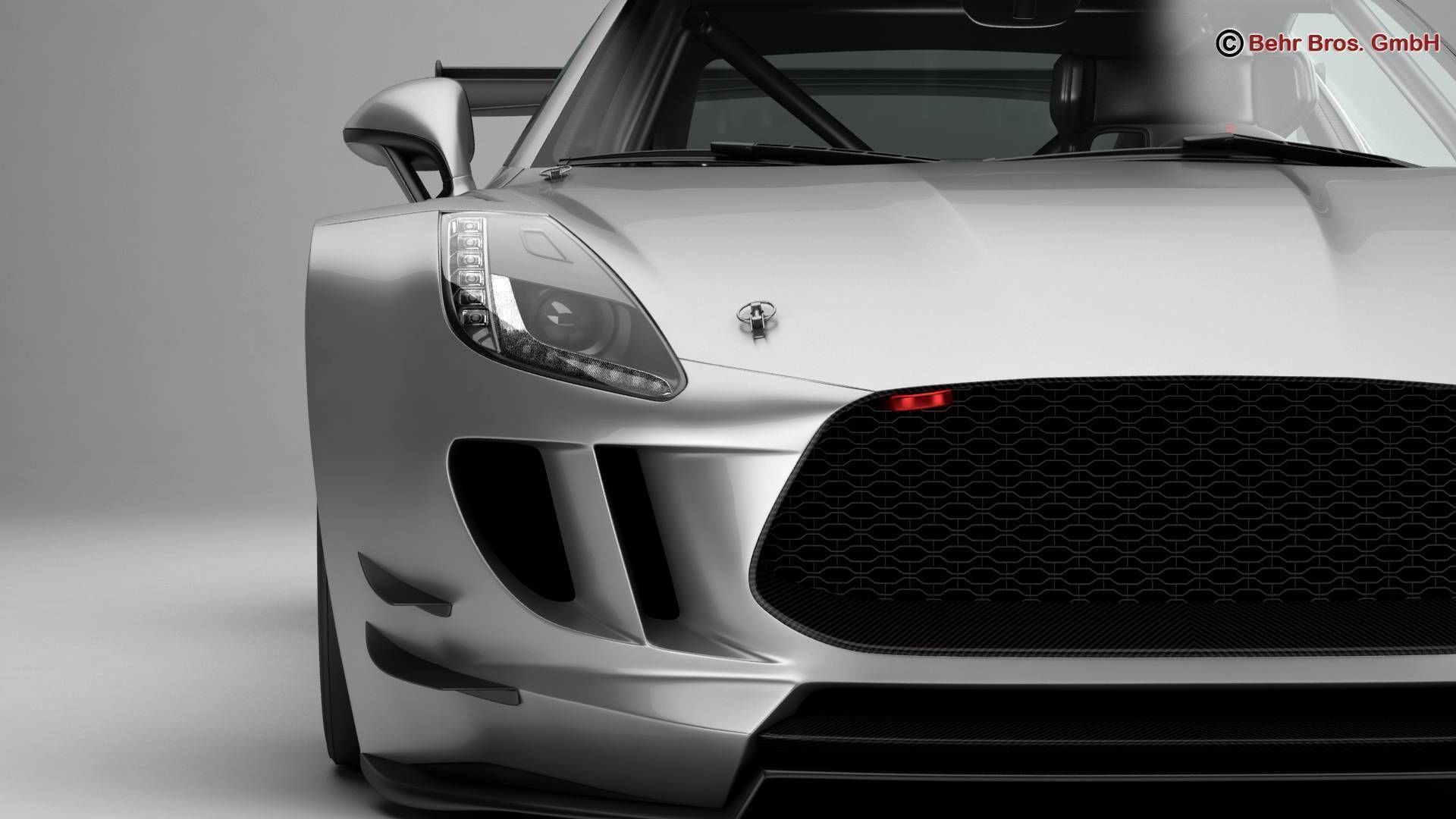 Generic Sports Car GT3 3D model_7