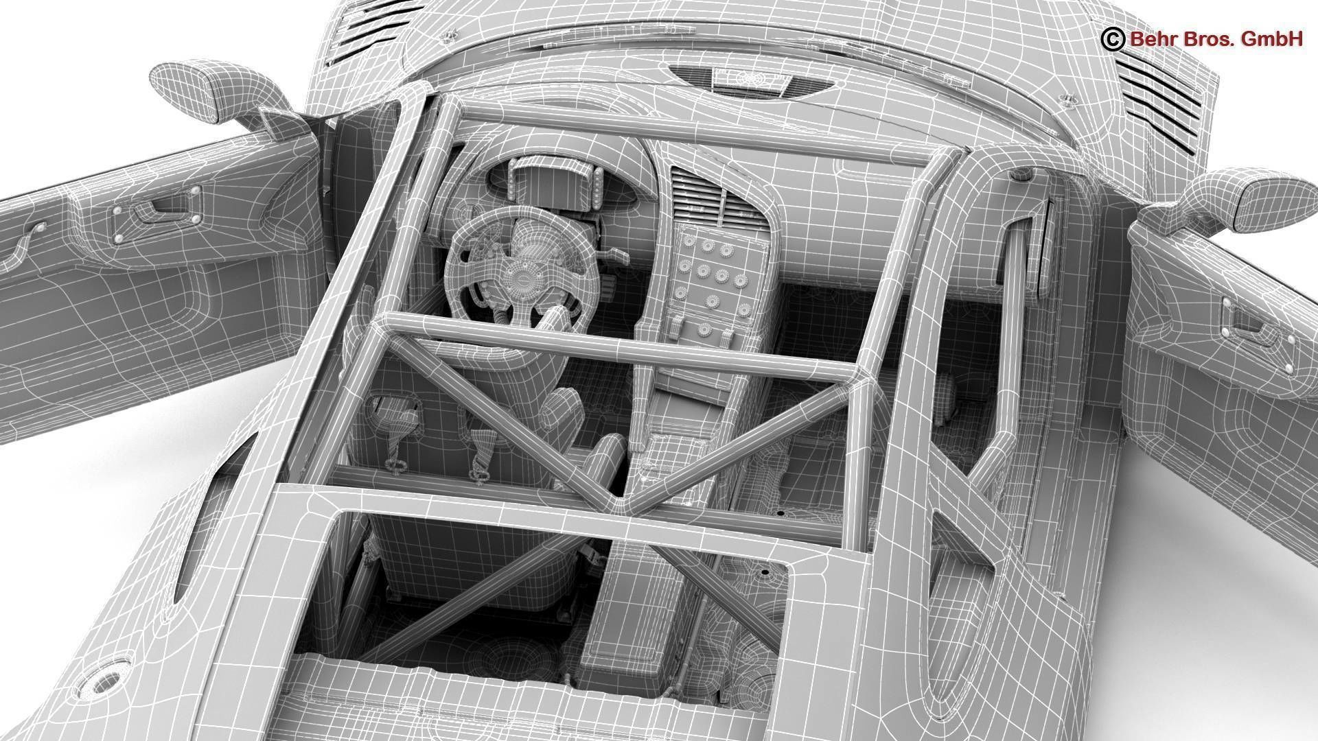 Generic Sports Car GT3 3D model_27