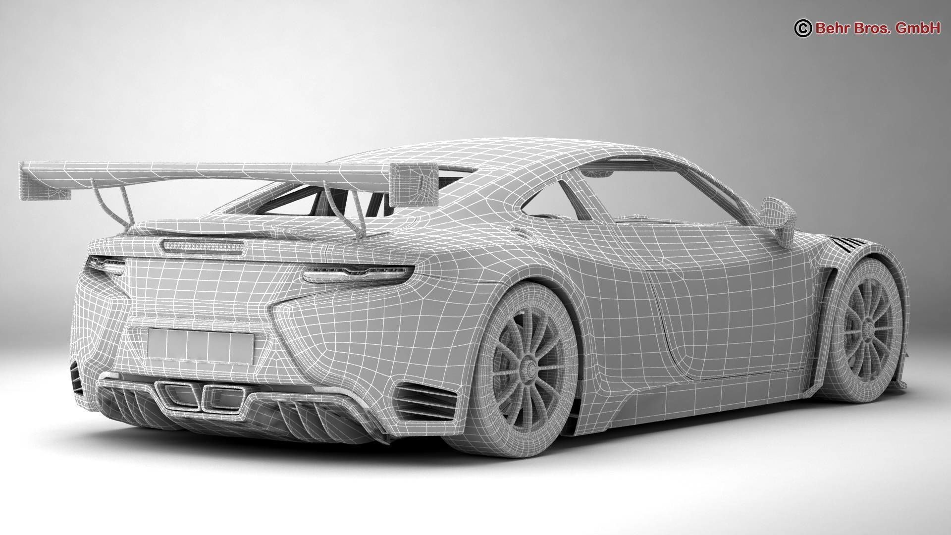 Generic Sports Car GT3 3D model_18