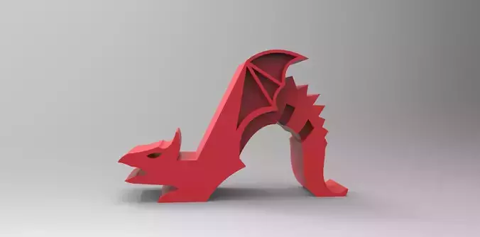 Dragon Phone holder  3D print model