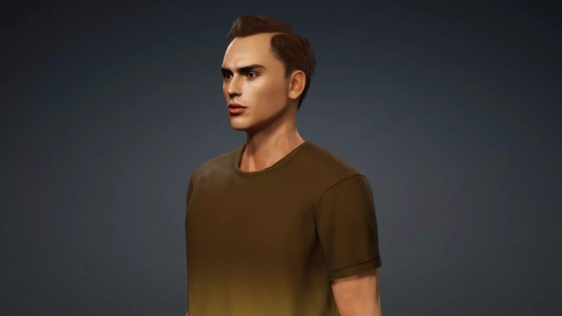 Textured Male Model Ideal for Animations and games 3D model_8