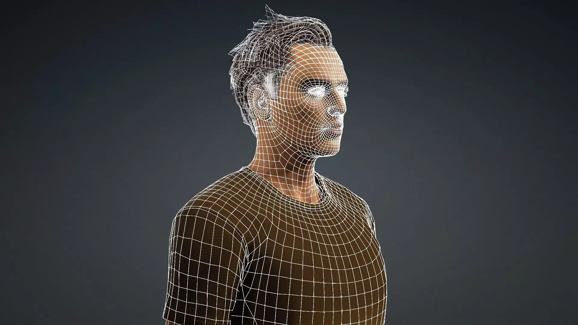 Textured Male Model Ideal for Animations and games 3D model_19