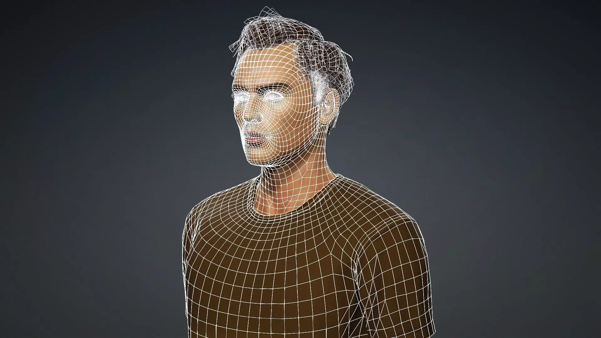 Textured Male Model Ideal for Animations and games 3D model_18