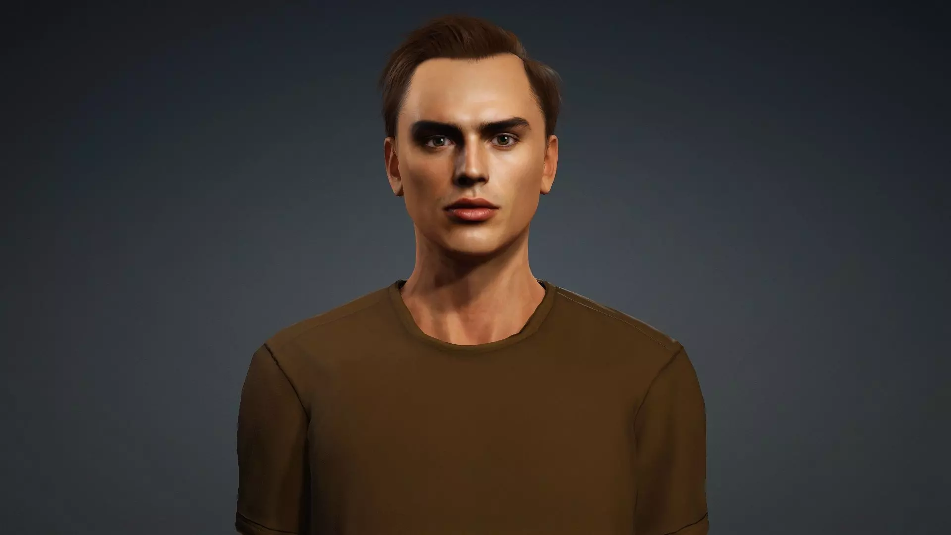Textured Male Model Ideal for Animations and games 3D model_7
