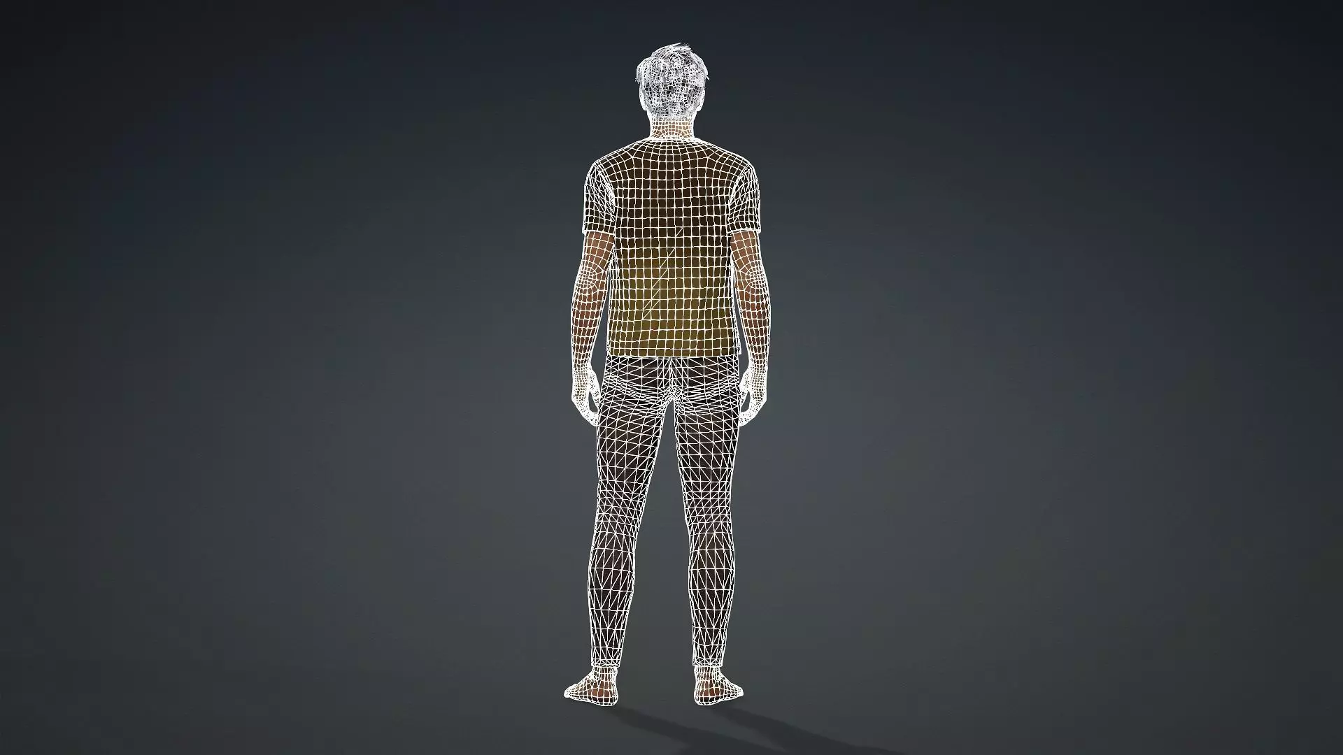 Textured Male Model Ideal for Animations and games 3D model_15