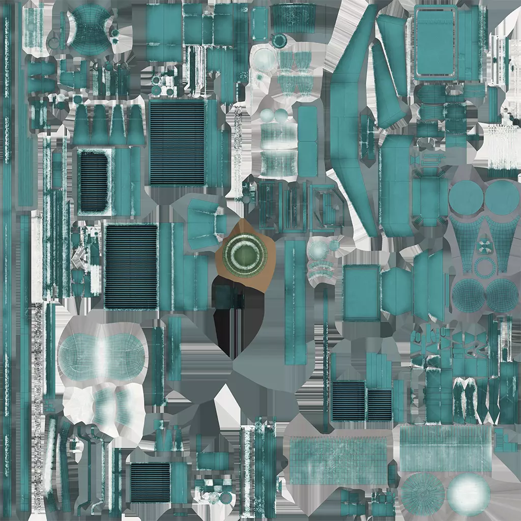 Type 45 Destroyer HMS Daring Low-poly 3D model_14