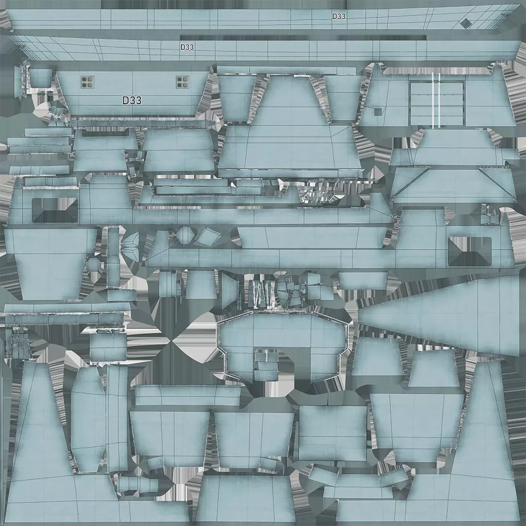 Type 45 Destroyer HMS Daring Low-poly 3D model_12