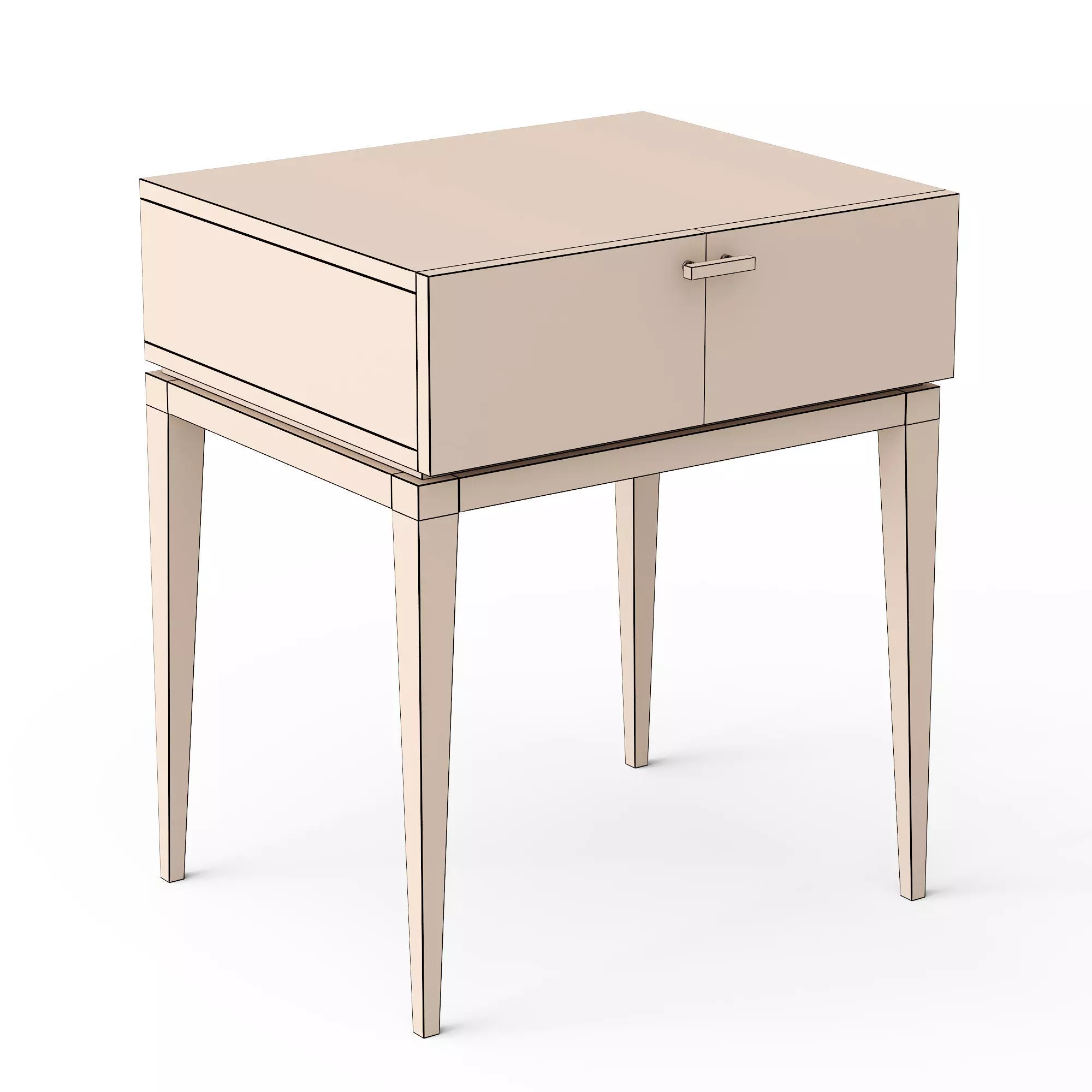 Peary Bedside Table 3D model_2