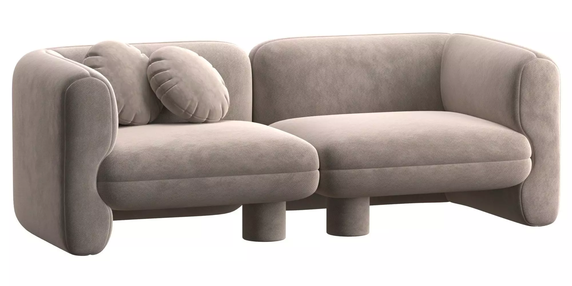 Loovar sofa 3D model_6