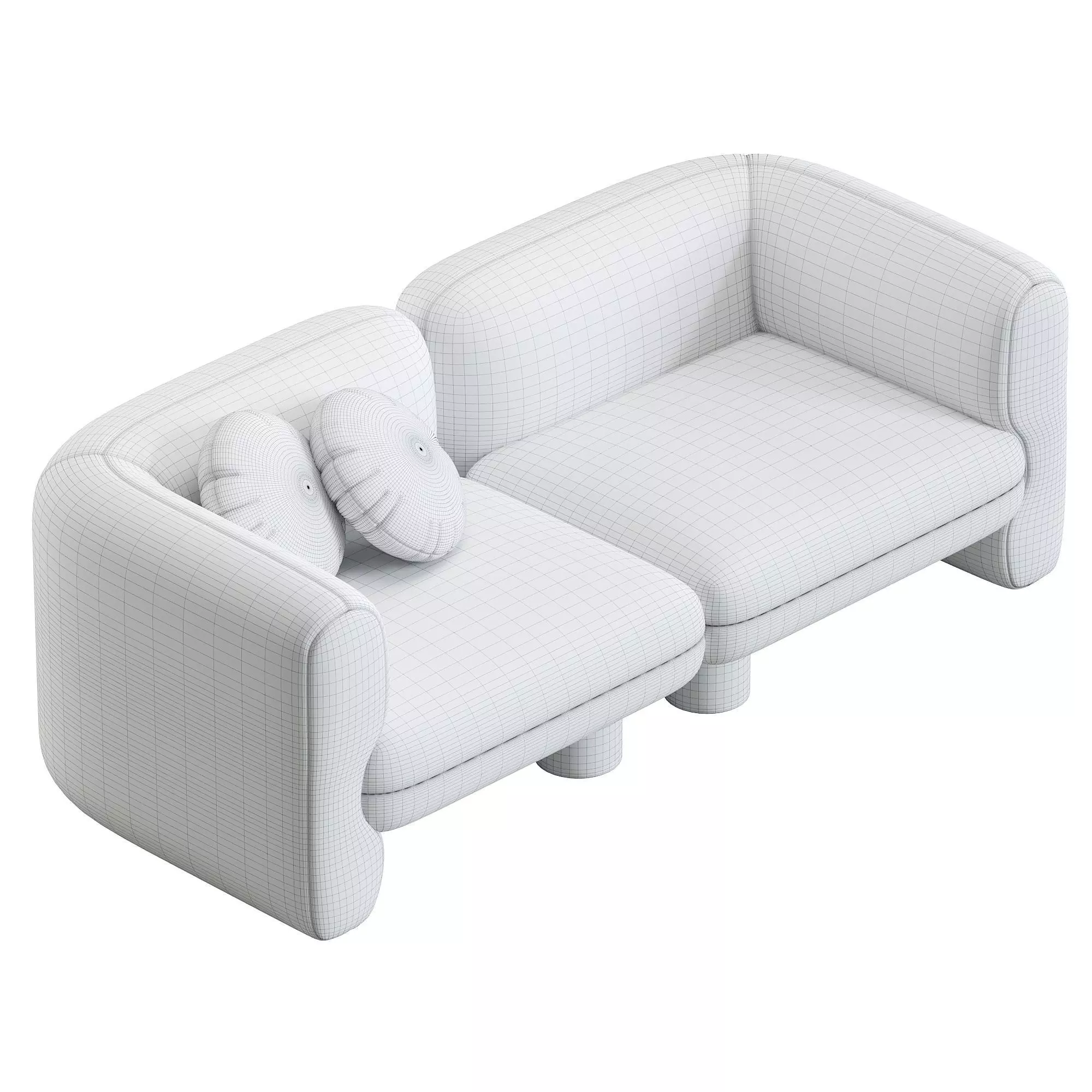 Loovar sofa 3D model_12