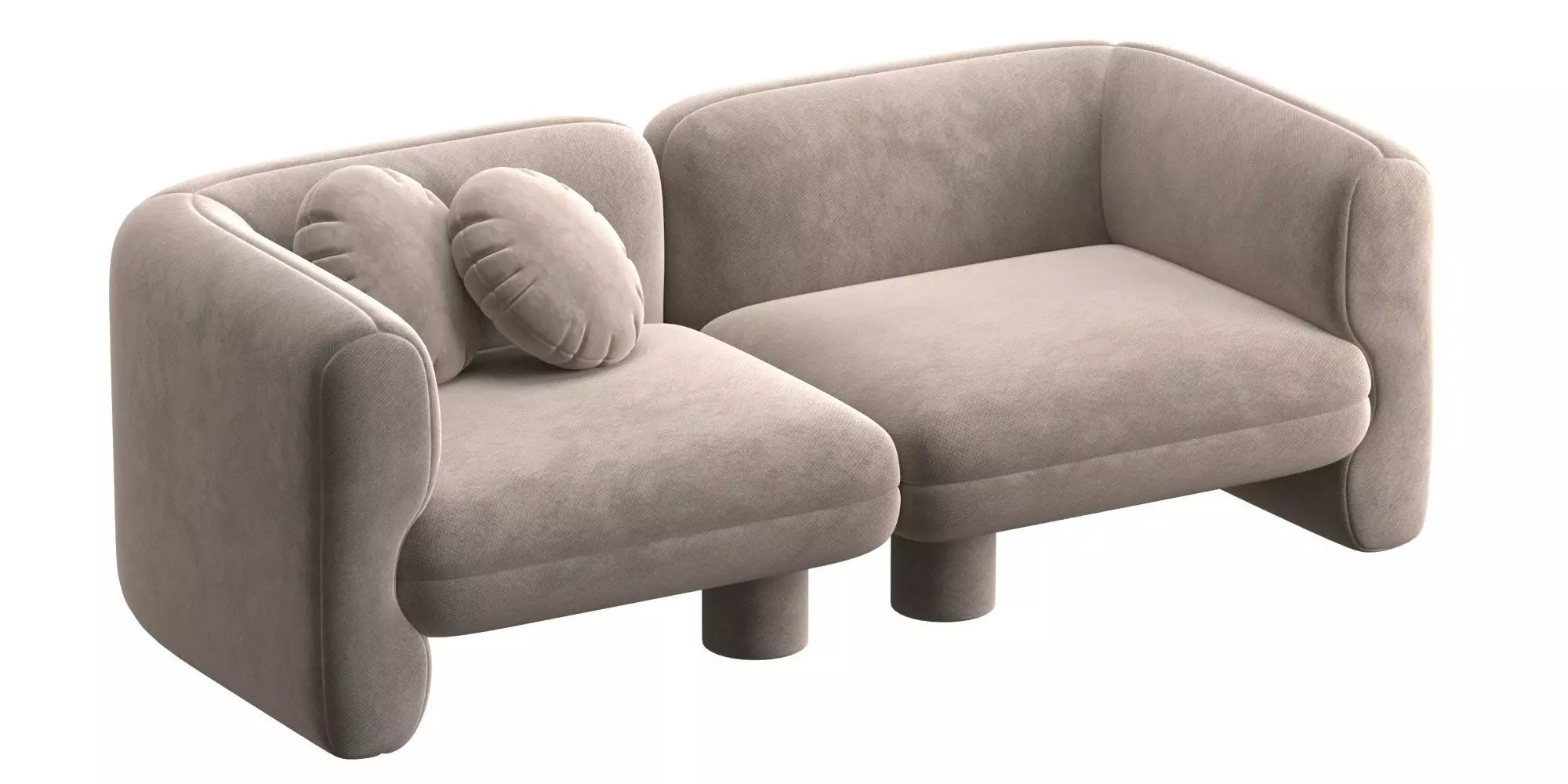 Loovar sofa 3D model_1