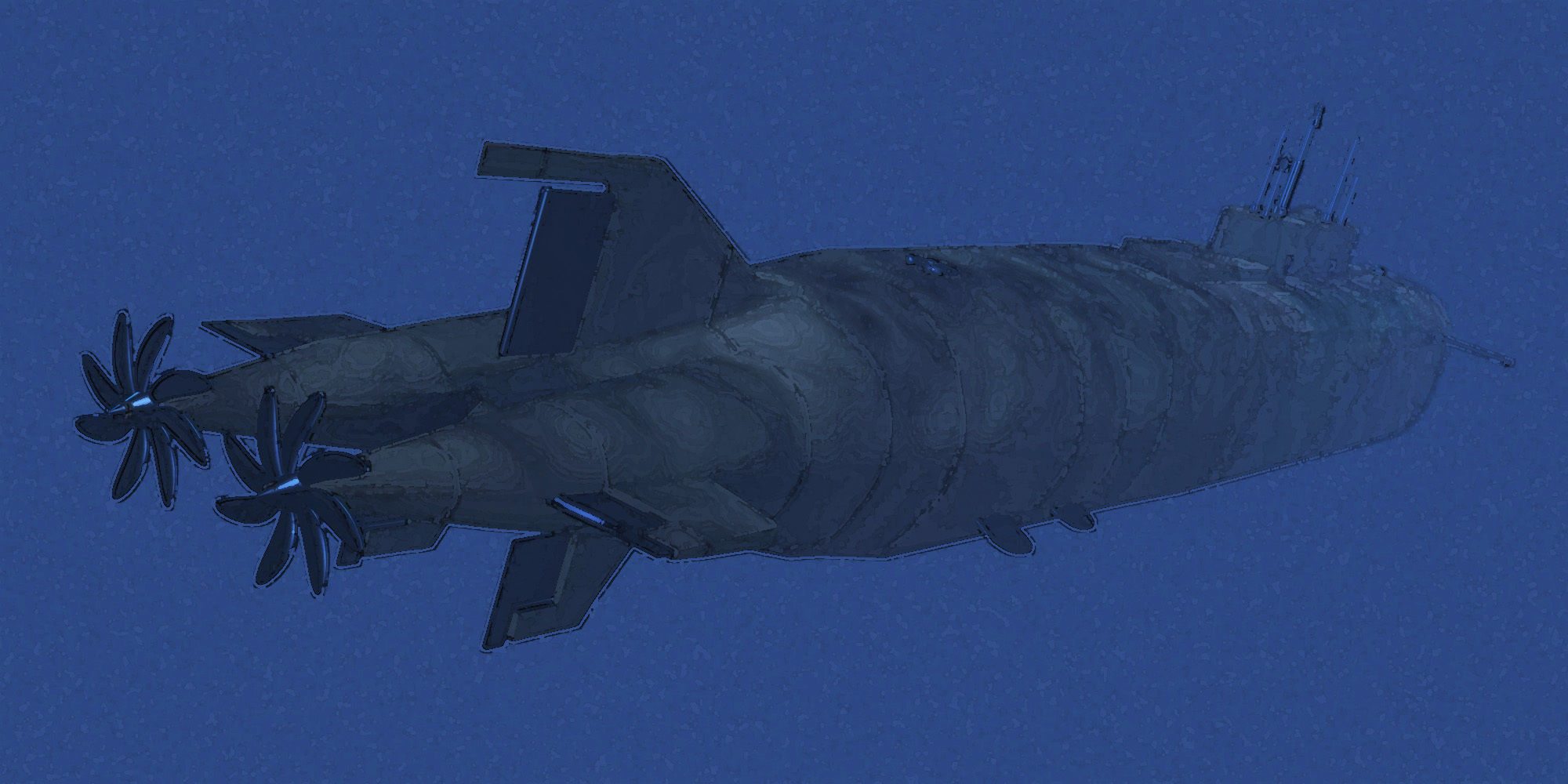 Kursk- Oscar Class 3D model_9