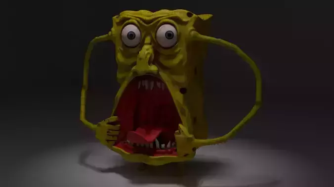 Sponge Bob Horror Version 3D model