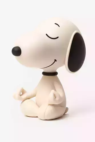 Snoopy - The Meditating Dog 3D print model