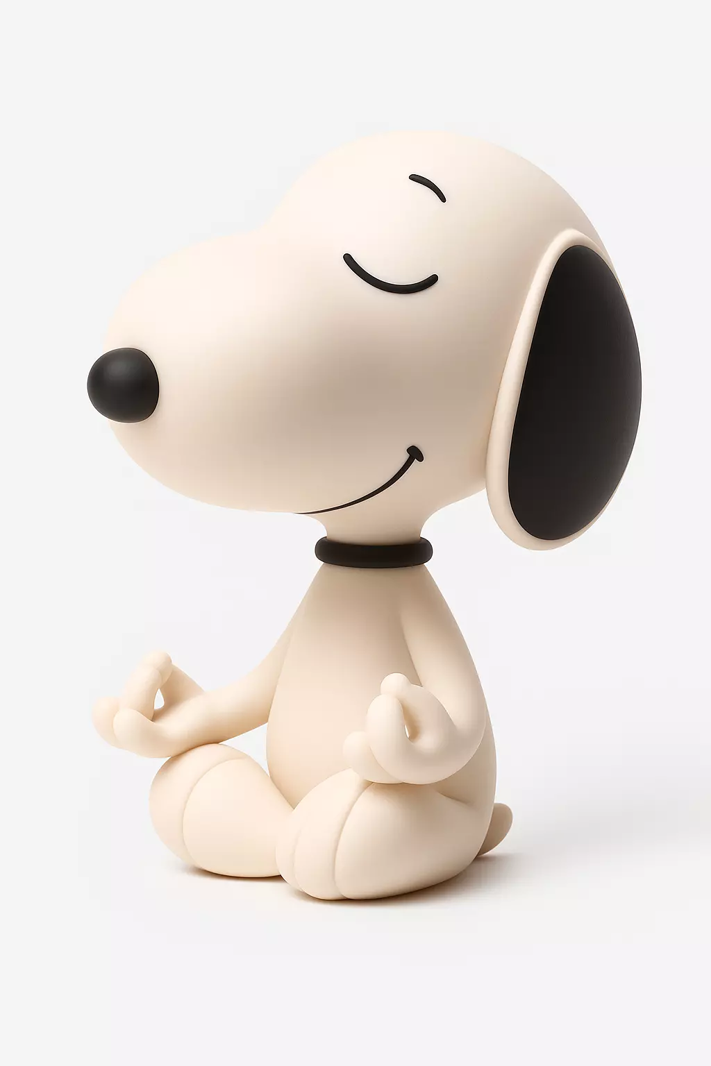 Snoopy - The Meditating Dog 3D print model_1
