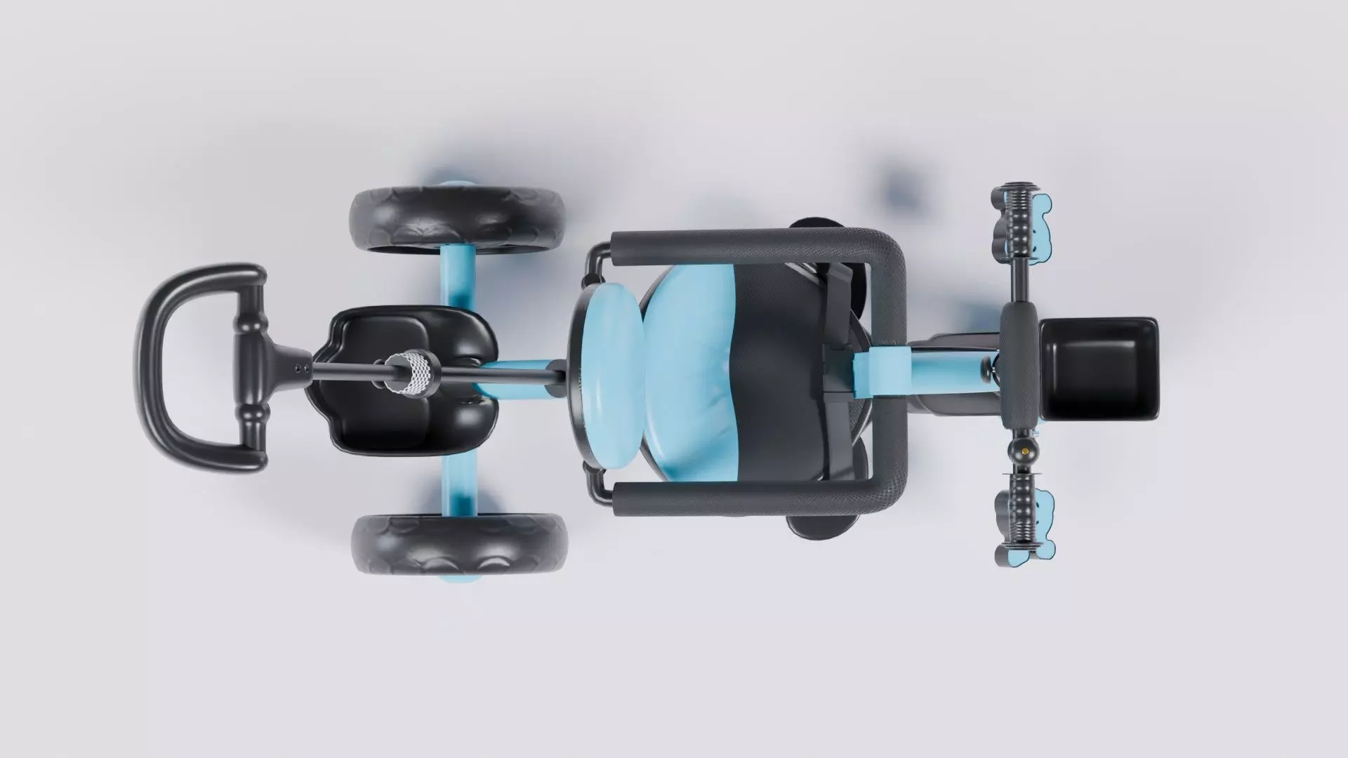 Realistic Kids Tricycle 3D Model PBR Textured Low-poly 3D model_5