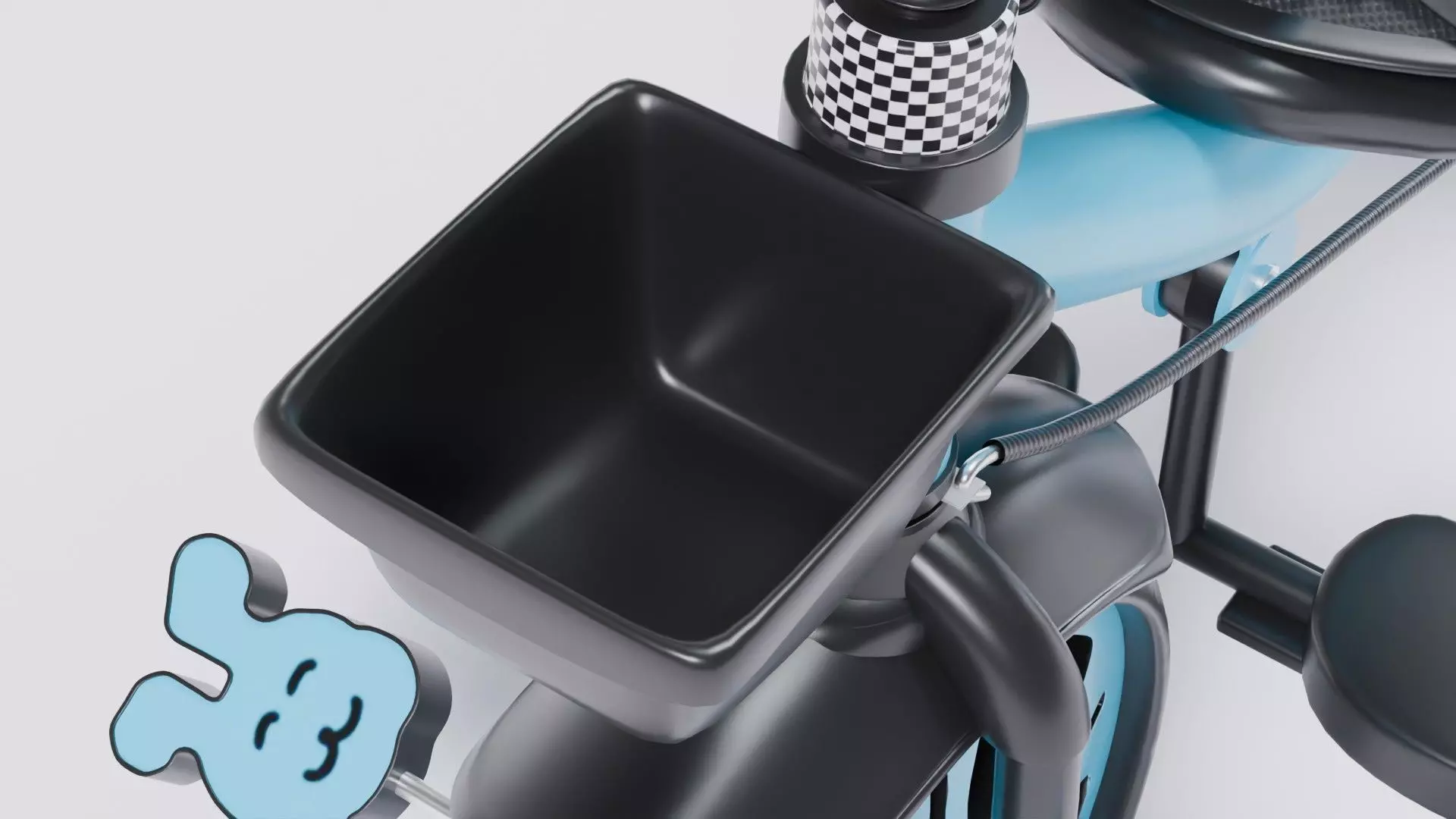 Realistic Kids Tricycle 3D Model PBR Textured Low-poly 3D model_12