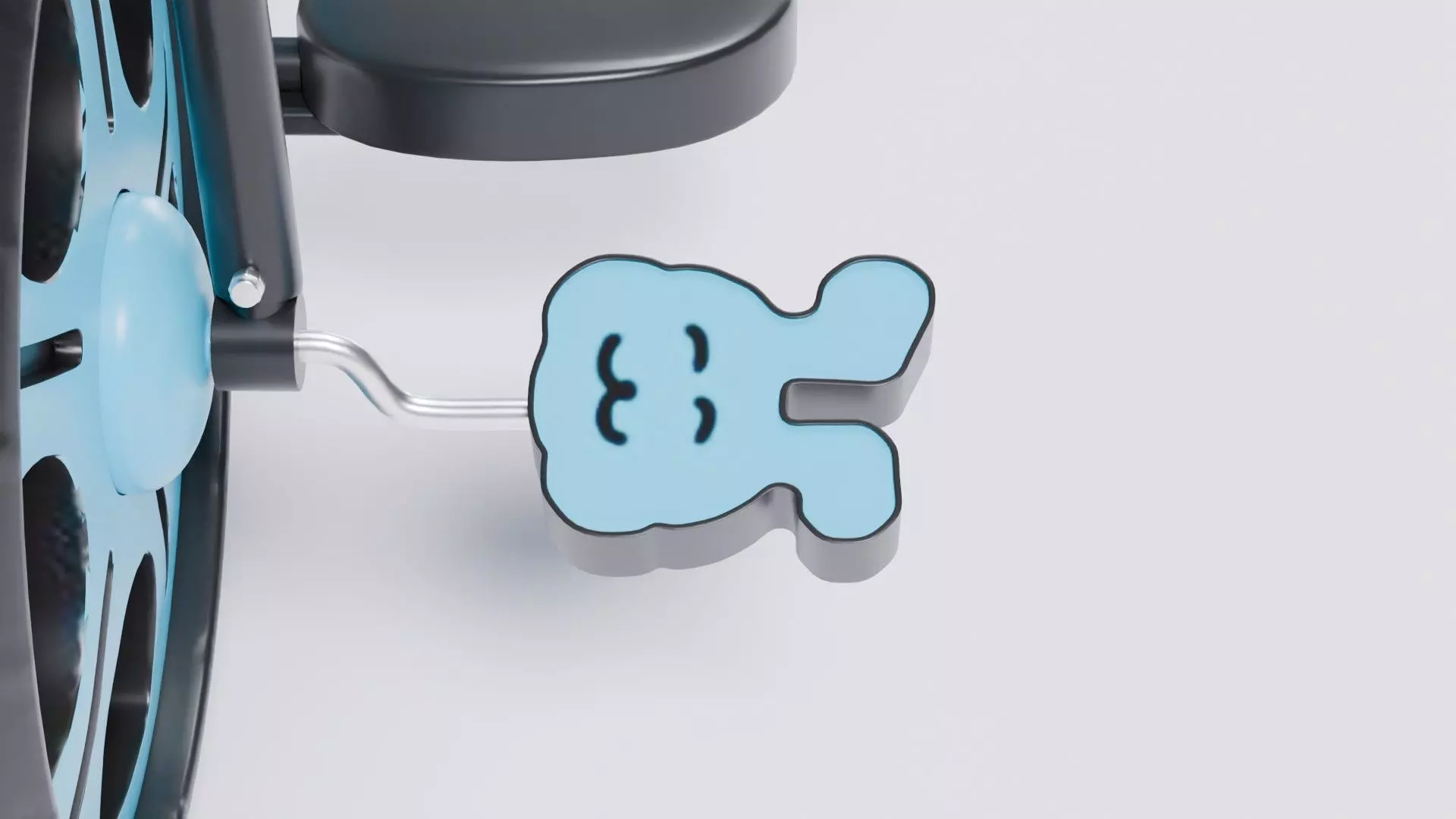 Realistic Kids Tricycle 3D Model PBR Textured Low-poly 3D model_6