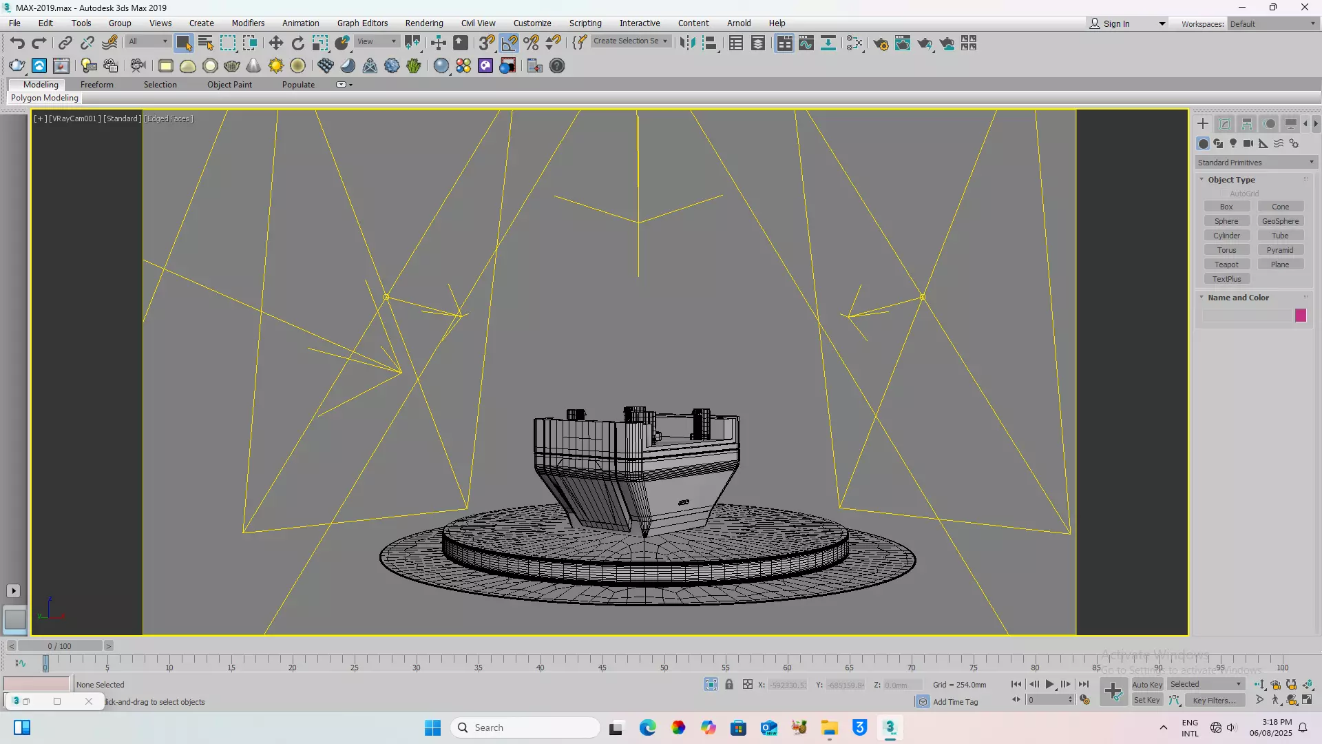 CAMERA SENSORS Low-poly 3D model_4